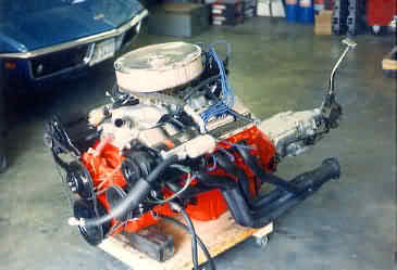 Another of my big block engines - fresh and ready to go...A/C and the whole nine yards